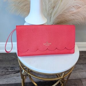Kate Spade Pink Wristlet Clutch